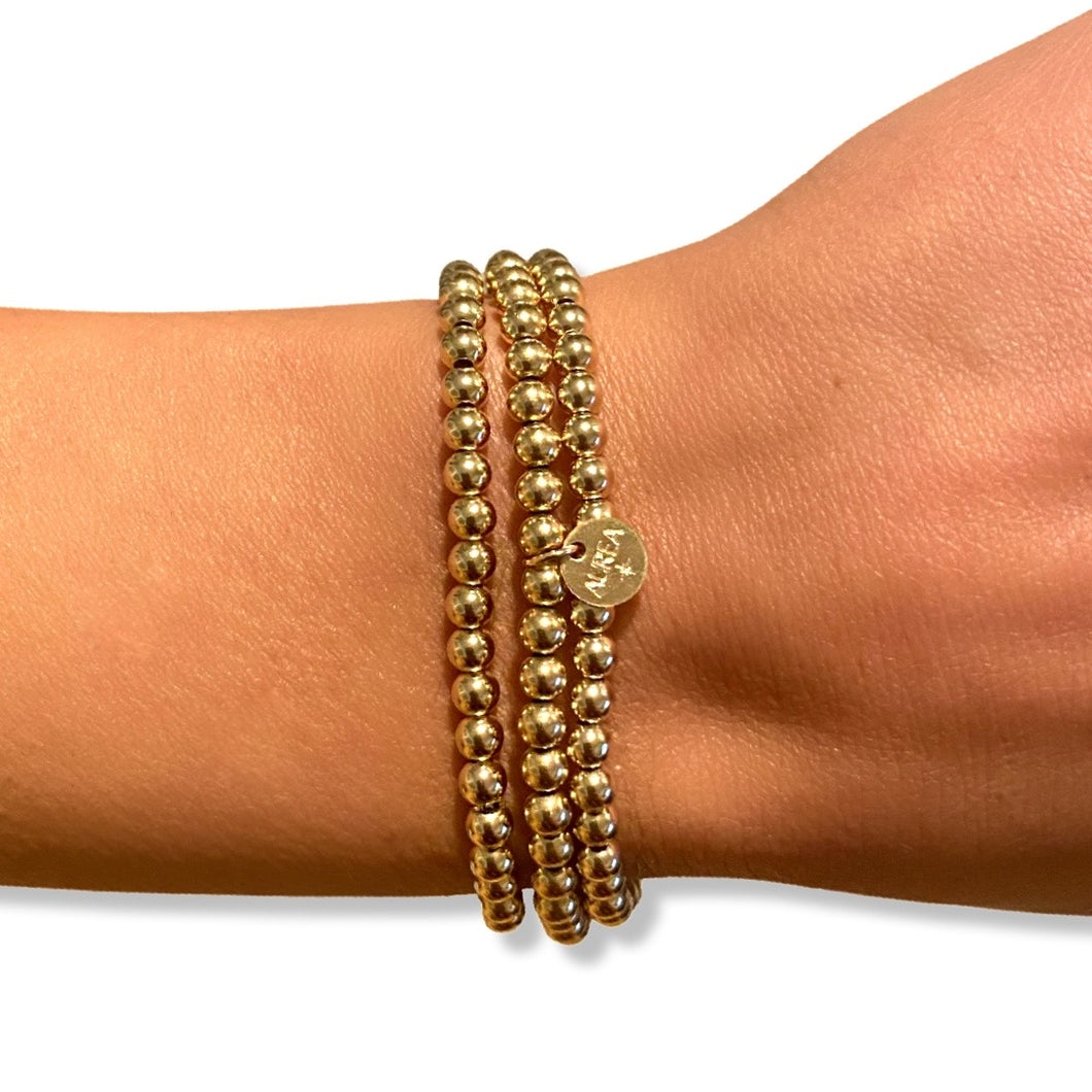 Gold Filled Beaded Bracelet